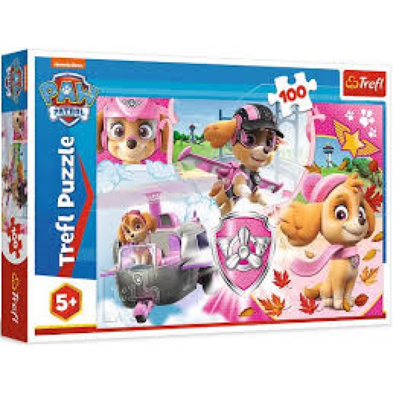 Trefl - Puzzle Skye In Action 100 Pcs 16368