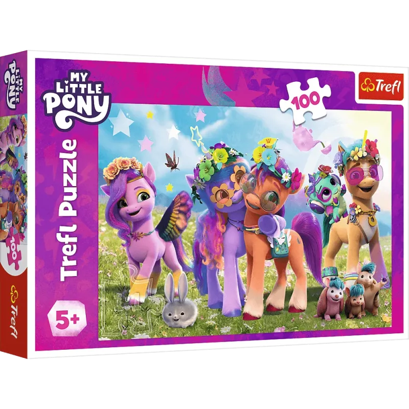 Trefl - Puzzle My Little Pony, Funny Ponies 100 Pcs 16463