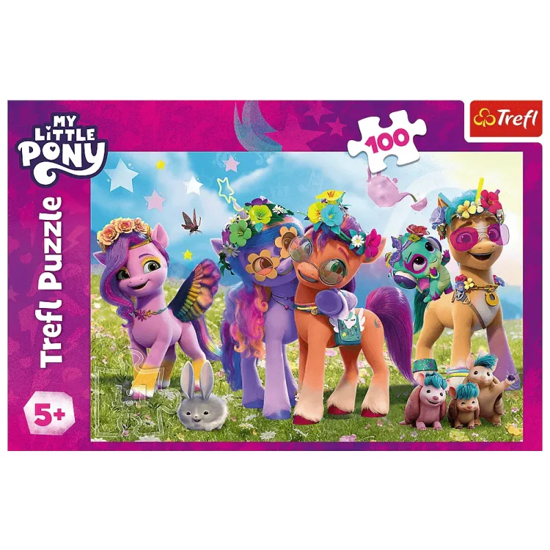 Trefl - Puzzle My Little Pony, Funny Ponies 100 Pcs 16463