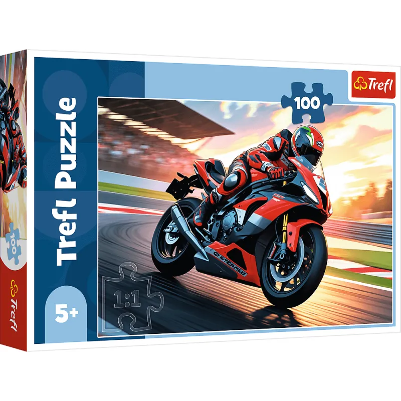 Trefl - Puzzle Fast Motorbike 100 Pcs 16489