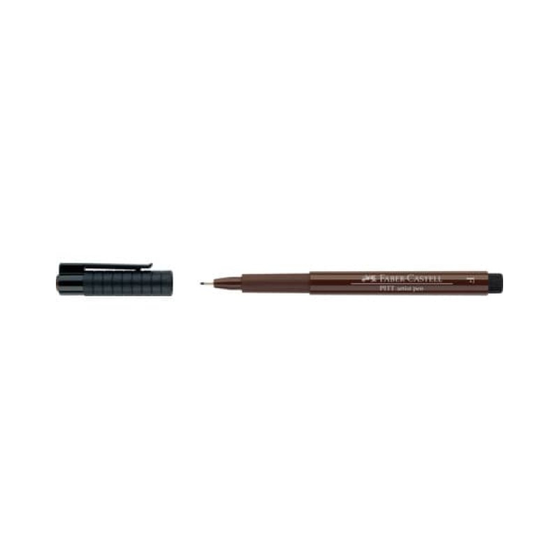 Faber Castell - Pitt Artist Pen Fineliner F, Dark Sepia (175) 167275