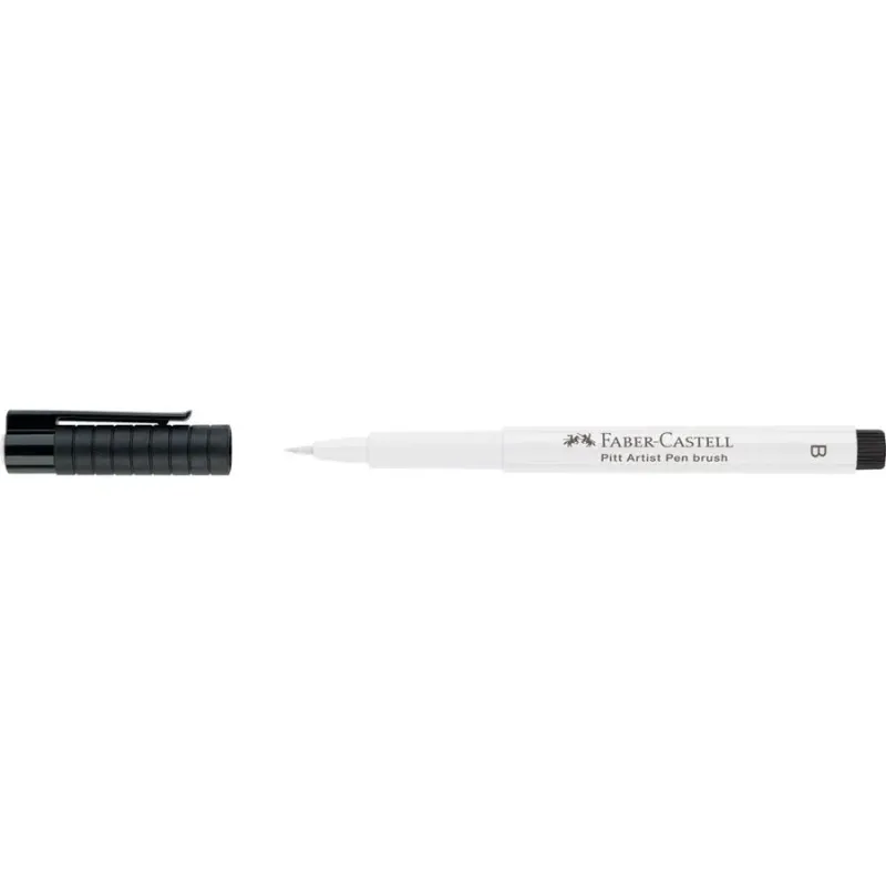 Faber Castell - Pitt Artist Pen Brush, White (101) 167401