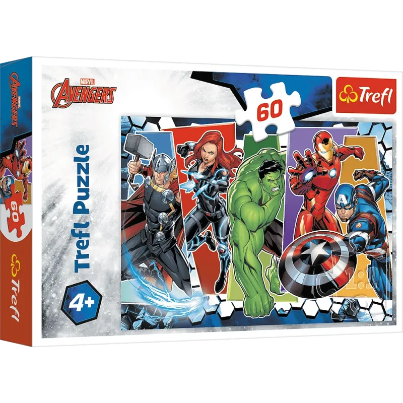 Trefl - Puzzle The Avengers Invincible 60 Pcs 17357