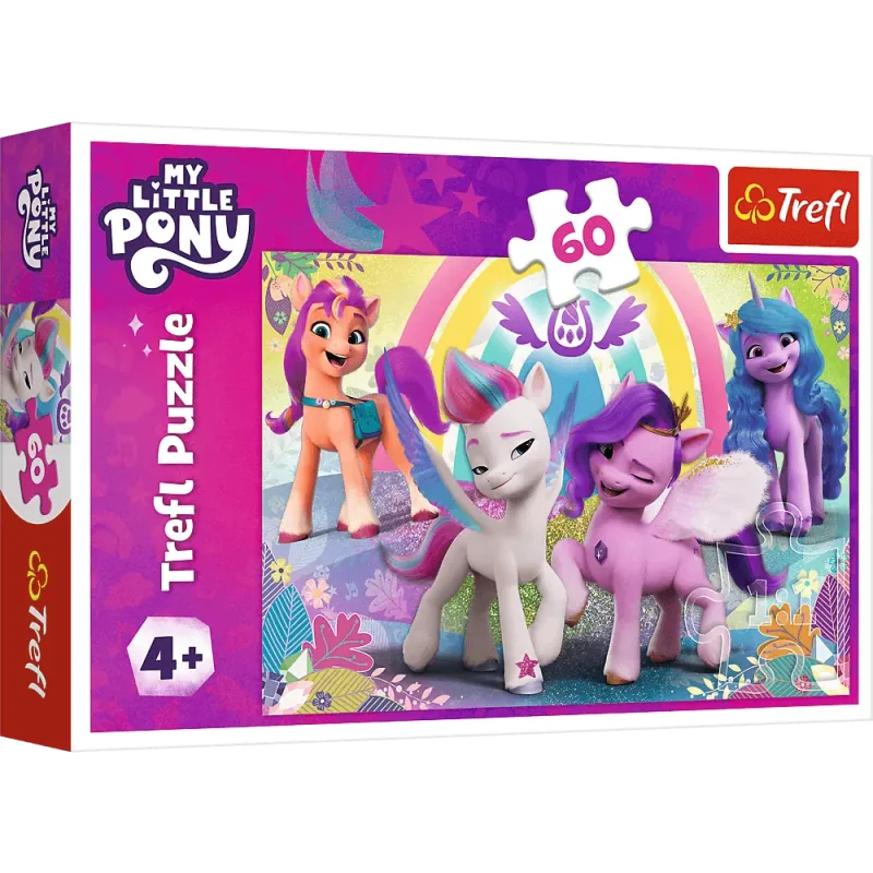 Trefl - Puzzle My Little Pony, In The World Of Friendship 60 Pcs 17390