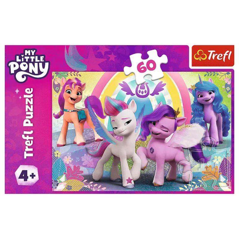 Trefl - Puzzle My Little Pony, In The World Of Friendship 60 Pcs 17390