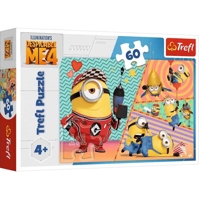 Trefl - Puzzle Happy Minions 60 Pcs 17395