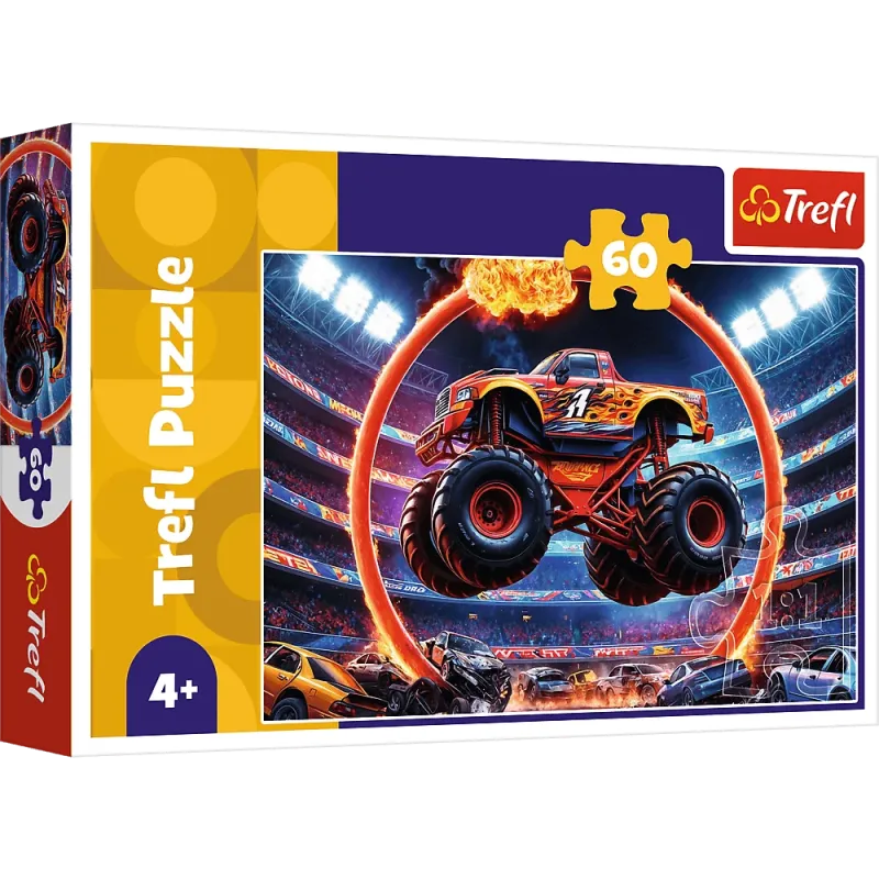 Trefl - Puzzle Monster Truck 60 Pcs 17404