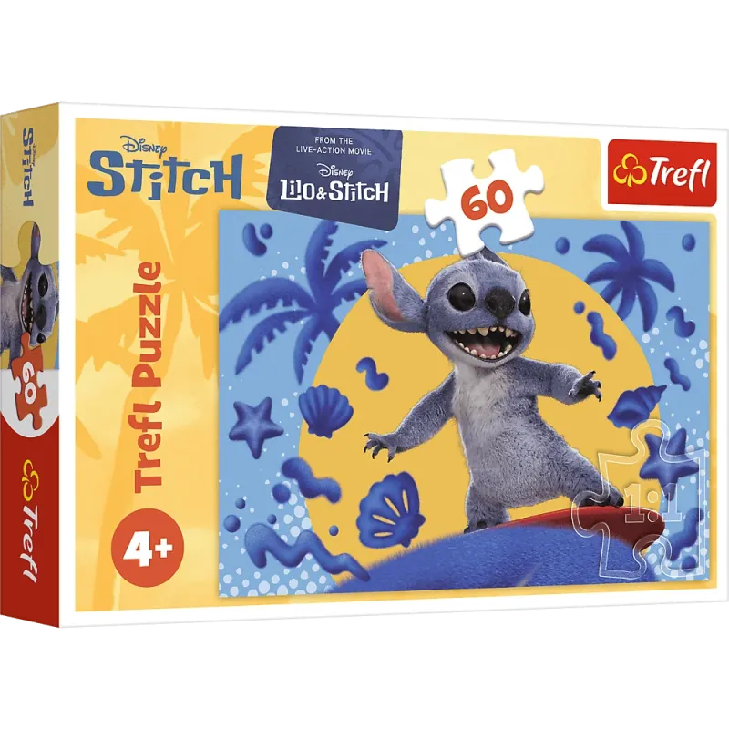Trefl - Puzzle A day with Stitch 60 pcs 17407