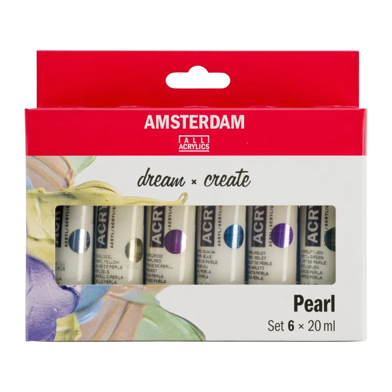 Royal Talens - Amsterdam Ακρυλικά Χρώματα Standard Pearl 20ml Σετ 6 Τεμ 17820506