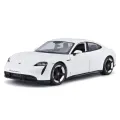 Bburago - 1:24, Porsche Taycan Turbo S, White 18-21098