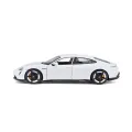 Bburago - 1:24, Porsche Taycan Turbo S, White 18-21098