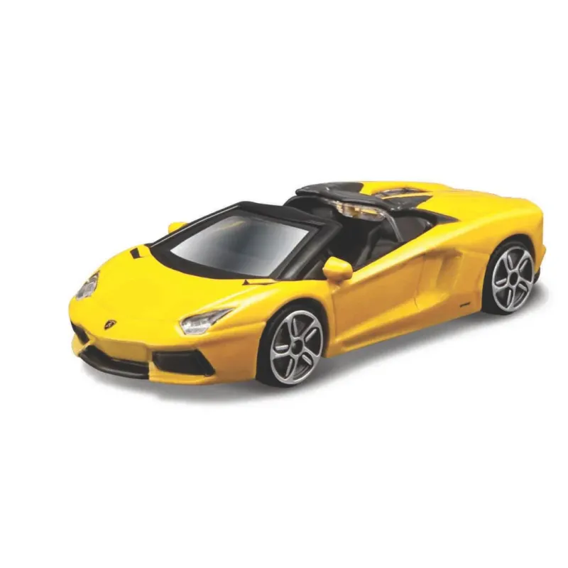 Bburago - 1/43 Street Fire, Lamborghini Aventador Roadster, Yellow 18-30249 (18-30000)