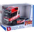 Burago – 1:43 Haulers Custon Cabs, Volvo FH16 Globetrotter 750 XXL Red 18-32203 (18-32200)