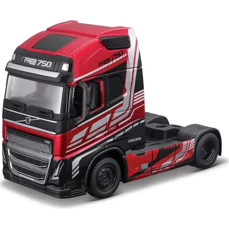 Burago – 1:43 Haulers Custon Cabs, Volvo FH16 Globetrotter 750 XXL Red 18-32203 (18-32200)
