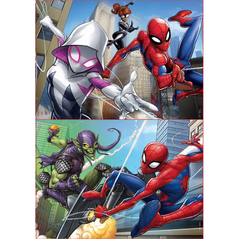 Educa - 2 In 1 Puzzle Spiderman 48/48 Pcs 18099 Educa - 2 In 1 Puzzle Spiderman 48/48 Pcs 18099