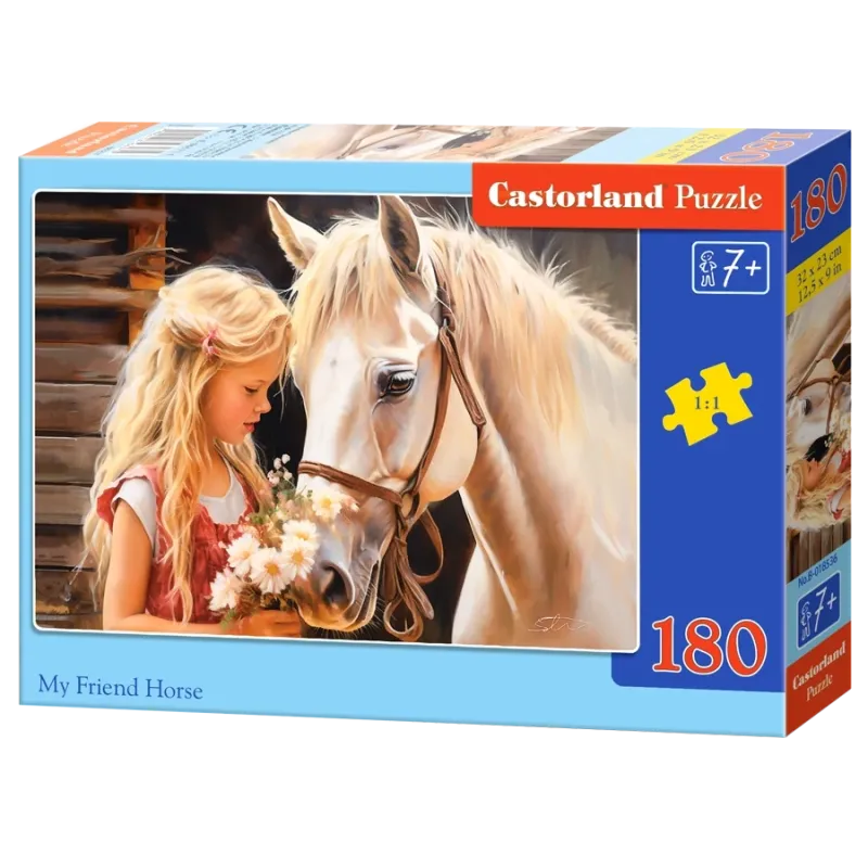 Castorland - Puzzle My Friend Horse 180 Pcs 18536