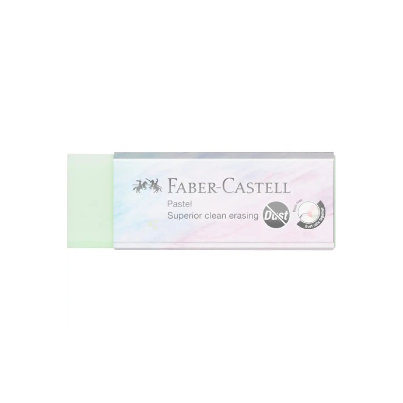 Faber Castell Γόμα - Dust Free, Παστέλ Λαχανί 187392