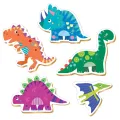 Educa - 5 In 1 Puzzle Baby, Dinosaurs 3/4/4/5/5 Pcs 18873
