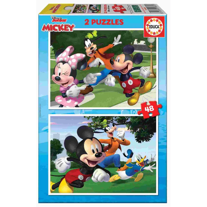 Educa - 2 In 1 Puzzle Mickey And Friends 48/48 Pcs 18885 Educa - 2 In 1 Puzzle Mickey And Friends 48/48 Pcs 18885