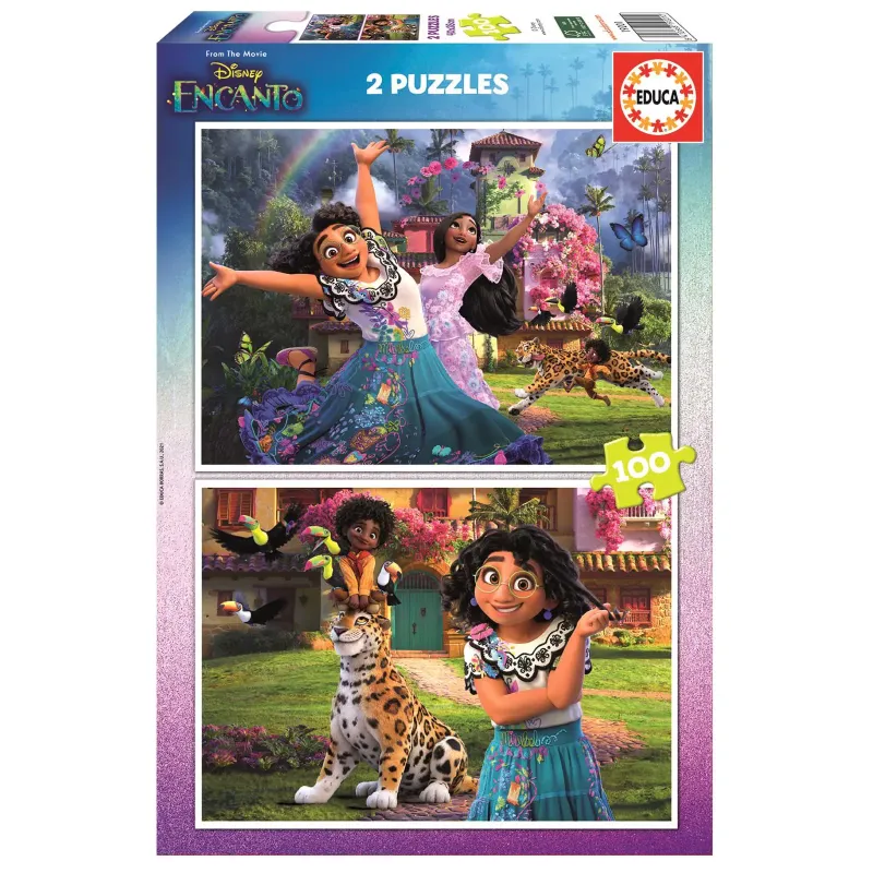 Educa - 2 In 1 Puzzle Encanto Disney 100/100 Pcs 19201
