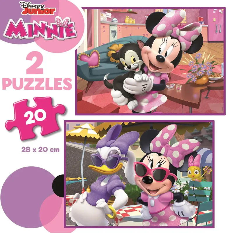 Educa - 2 In 1 Puzzle Minnie 20/20 Pcs 19297 Educa - 2 In 1 Puzzle Minnie 20/20 Pcs 19297