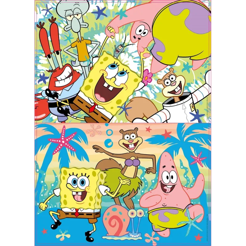 Educa - 2 In 1 Puzzle Sponge Bob 100/100 Pcs 19389