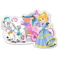 Castorland - Puzzle Maxi, Princess Carriage 12 Pcs 20017