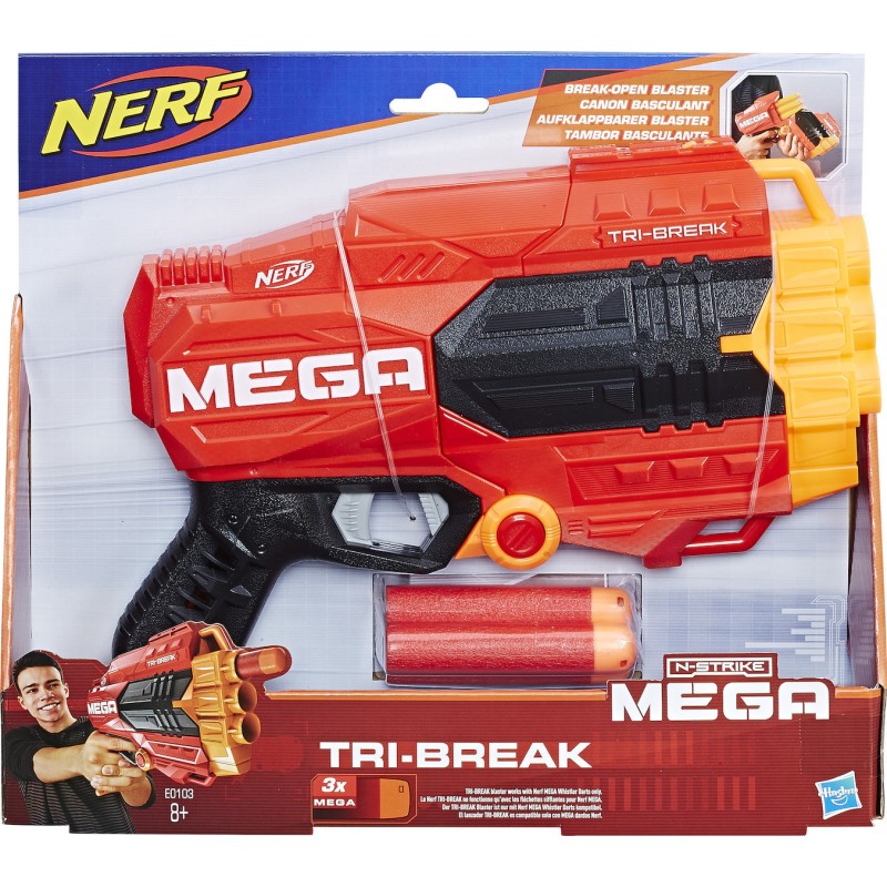 Hasbro Nerf - N-Strike Mega Tri-Break E0103