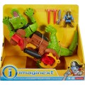 Fisher Price Imaginext - Κροκόδειλος Τέρας Και Πειρατής Με Αξεσουάρ DHH63