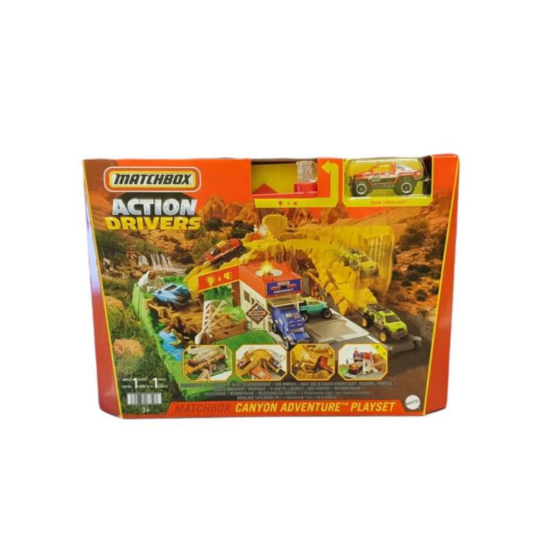 Mattel Matchbox - Μεγάλα Σετ Δράση Canyon Adventure Playset HHH32 (HBD74)