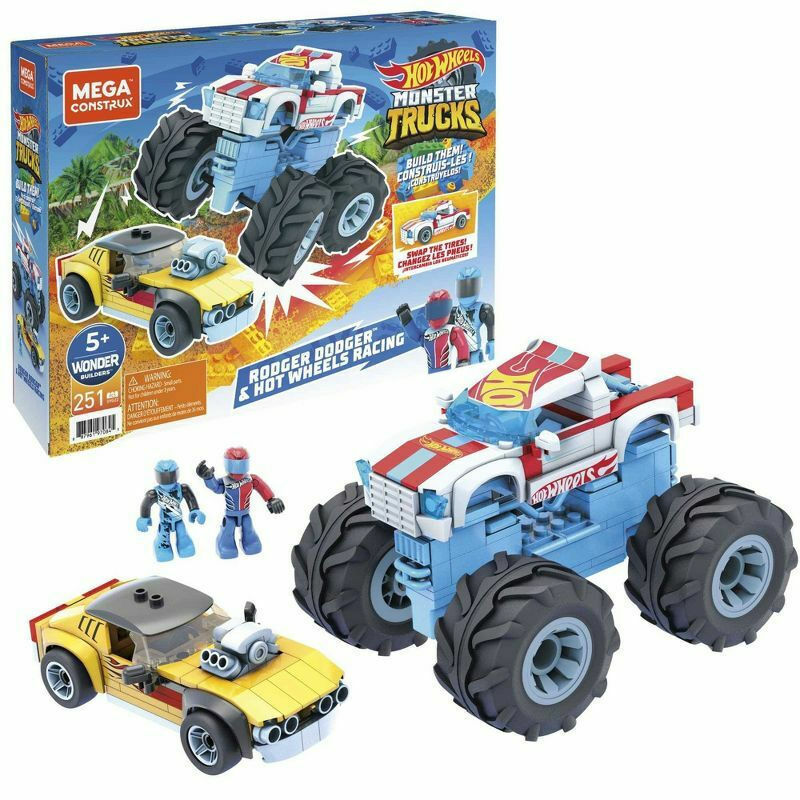 Mattel Hot Wheels - Mega Bloks, Rodger Dodger & Hot Wheels Racing GYG22