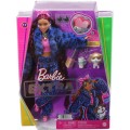 Mattel Barbie - Extra Doll, Blue Leopard Track Suit HHN09 (GRN27)