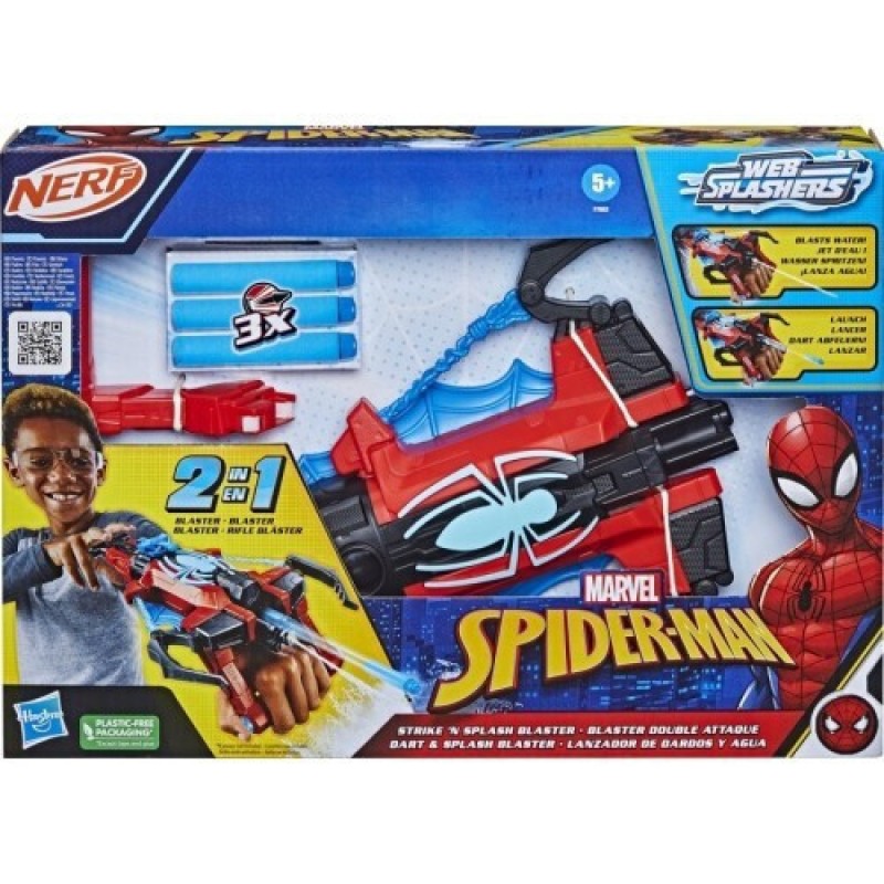Hasbro Nerf, Marvel Spider-Man - Strike N Splash Blaster F7852