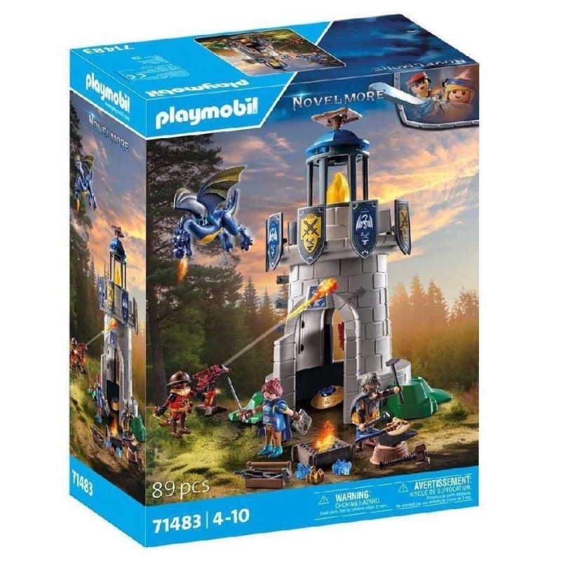 Playmobil Novelmore - Πύργος Ιπποτών Με Δράκο Και Σιδηρουργό 71483