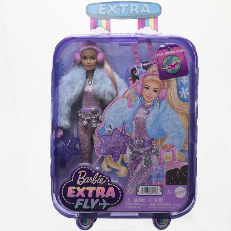  Mattel Barbie -  Extra Fly - Vacation Snow - Χιόνι HPB16 (GRN27)