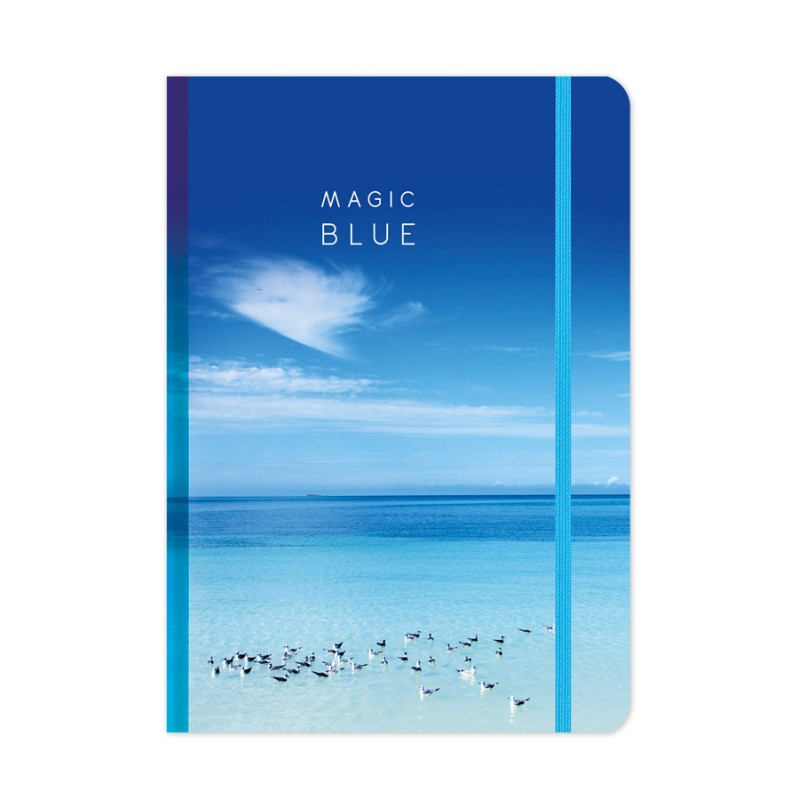 Adbook - Σημειωματάριο Senti 17x25cm, Magic Blue SM-3123-A