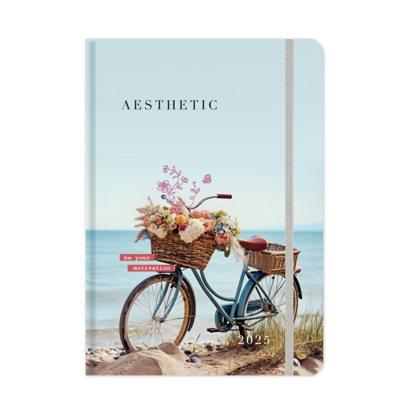 Adbook - Ημερήσιο Ημερολόγιο Aesthetic 2025, Be Your Motivation 17x25 HM-3423