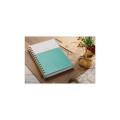 Adbook - Ημερήσιο Ημερολόγιο Σπιράλ Bronze 2025, Sea Green 14x21 HM-1207-29