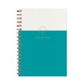 Adbook - Ημερήσιο Ημερολόγιο Σπιράλ Bronze 2025, Sea Green 14x21 HM-1207-29