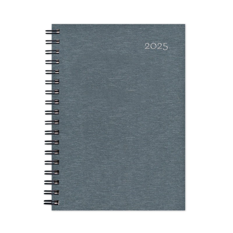 Adbook - Ημερήσιο Ημερολόγιο Σπιράλ Very Simple 2025, Black 17x25 HM-1026