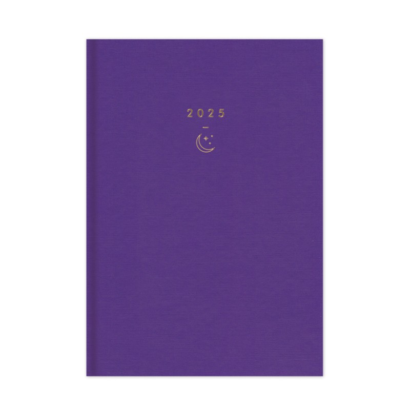 Adbook - Ημερήσιο Ημερολόγιο Vie 2025, Purple 17x25 HM-1203-66