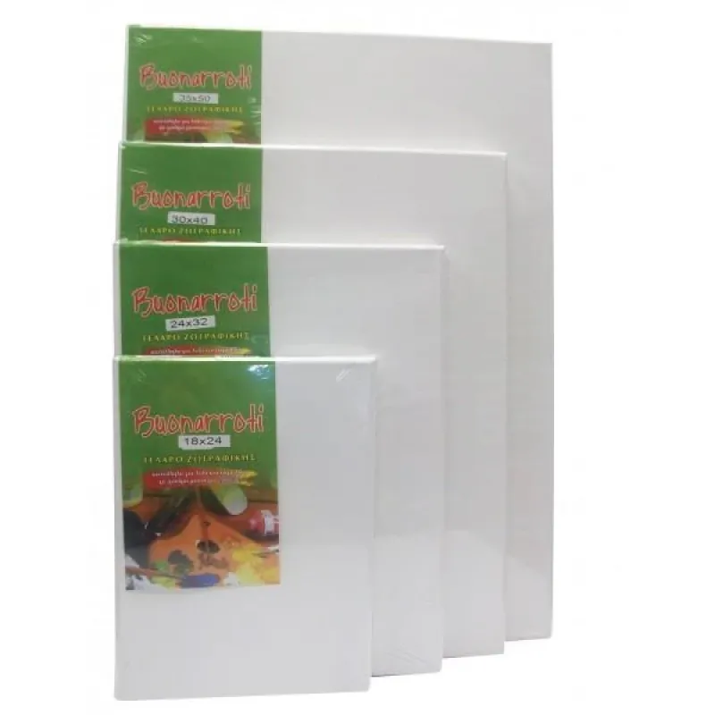 Buonarroti - Τελάρο Ζωγραφικής Με Βαμβακερό Καμβά 20x20 cm 94001