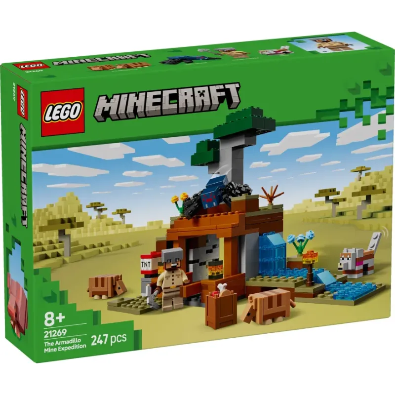 Lego Minecraft - H Αποστολή Του Αρμαντίλο Στο Ορυχείο 21269