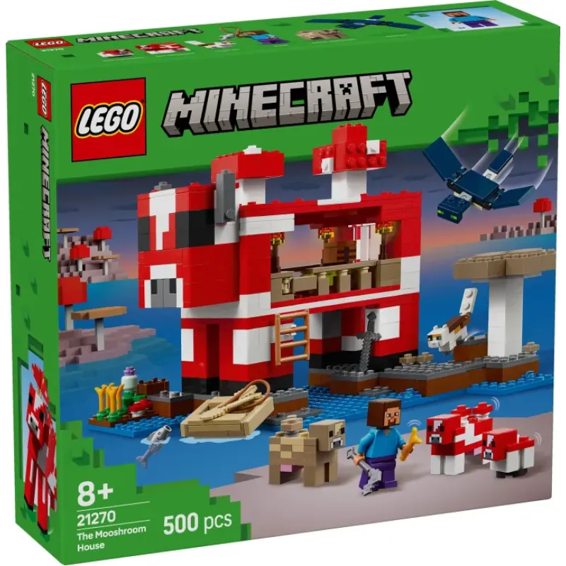 Lego Minecraft - The Mooshroom House 21270