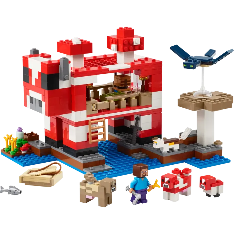 Lego Minecraft - The Mooshroom House 21270