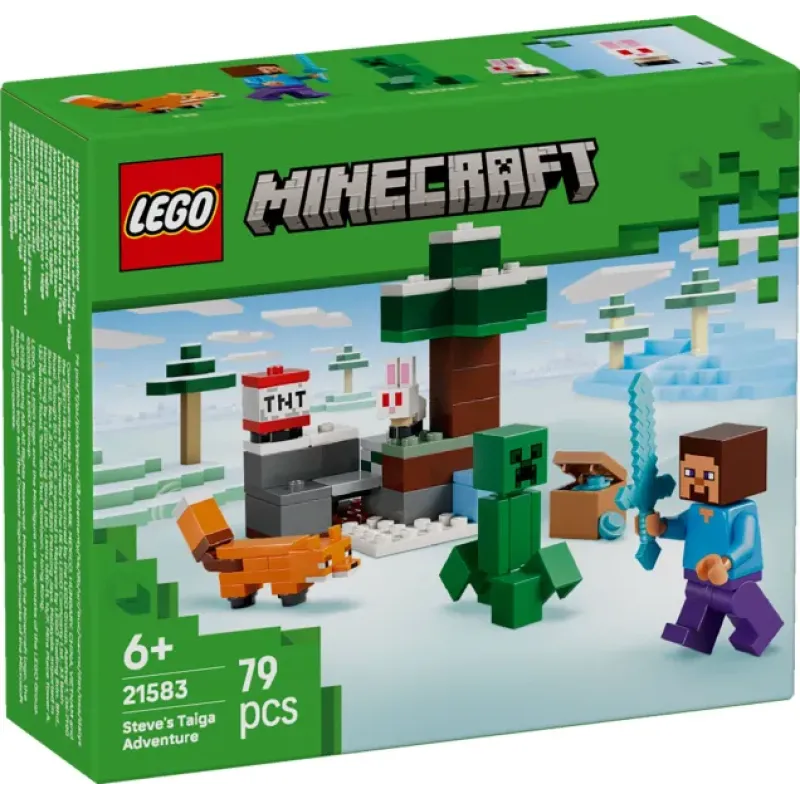 Lego Minecraft - Steve's Taiga Adventure 21583
