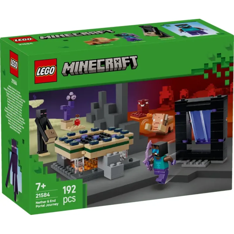 Lego Minecraft - Nether & End Portal Journey 21584
