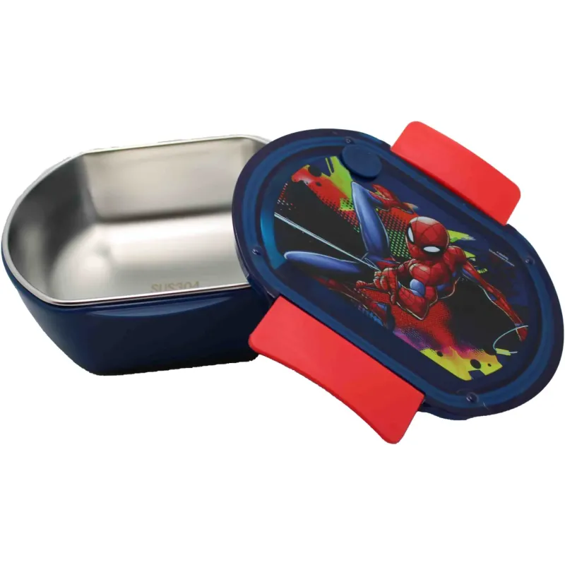 Gim – Δοχείο Φαγητού Ανοξείδωτο, SS Spiderman 680ml 557-12267