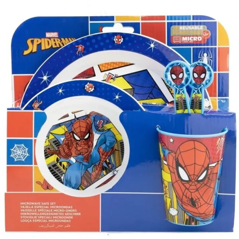 Stor - Σετ Φαγητού 5 Τμχ Spiderman 530-74750