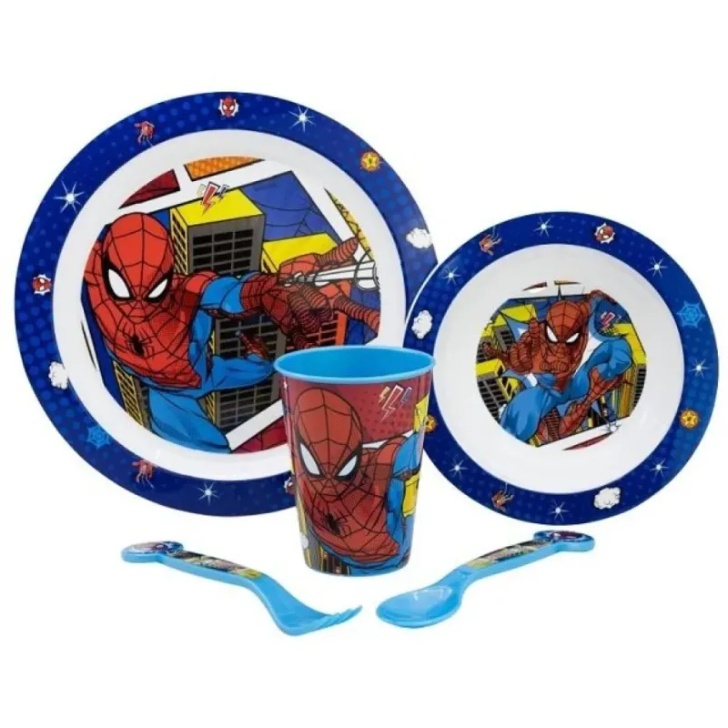 Stor - Σετ Φαγητού 5 Τμχ Spiderman 530-74750